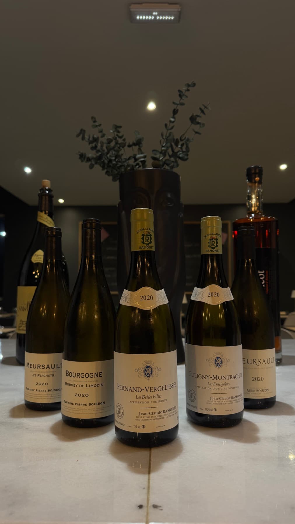 Bouteilles de Bourgogne, Chambolle-Musigny et Clos Vougeot